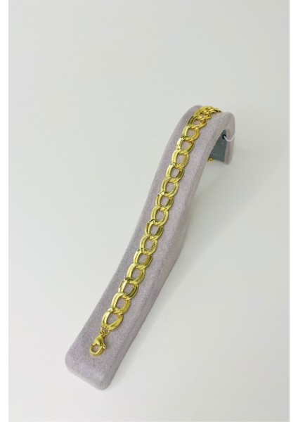 Gold Renkli Samanyolu Çelik Bileklik