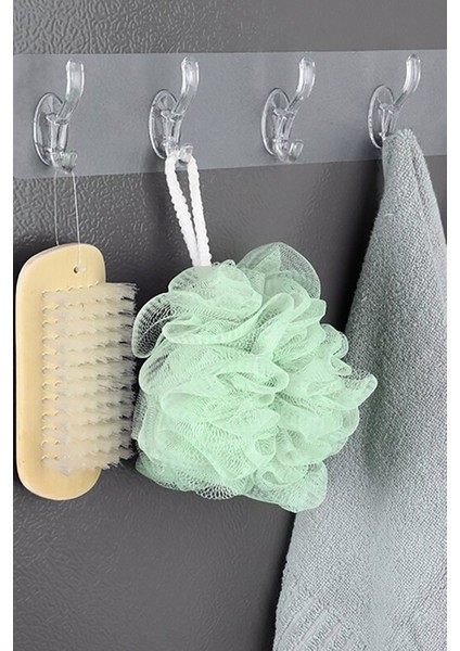 5'li 6X6CM Şeffaf Güçlü Kendinden Yapışkanlı Kapı Duvar Askısı Ağır Yük Taşıma modelleri