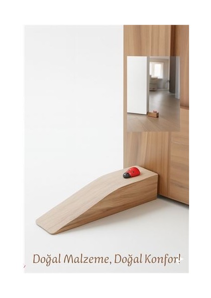 Uğur Böcekli Ahşap Kapı Tutucu – Kapı Stoperi Kaymaz, Dekoratif, Dayanıklı, Sessiz Çözüm 71