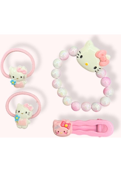 Kare Kutu Içerisinde Mine Kaplamalı Prenses Figürlü Inci Bileklik ve Karışık Figürlü Renk Kız Çocuk Toka Seti fırsatları