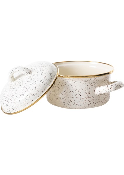 Vıntage Enamel Derin Tencere 14 cm modelleri