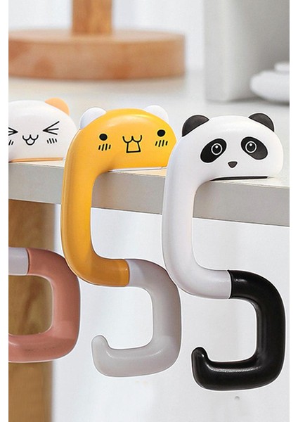 Katlanabilen Kanca Çanta Askısı Sevimli Hayvan Figürlü modelleri