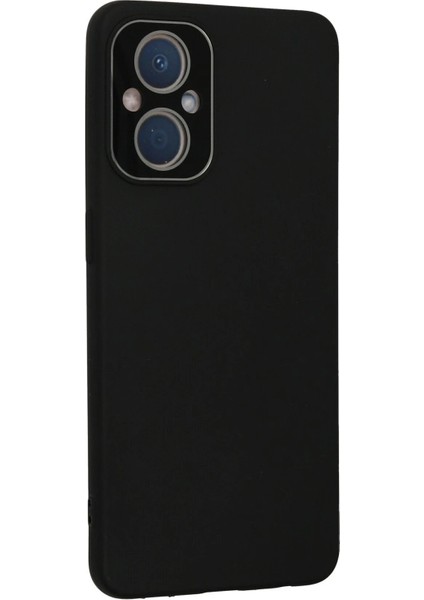 Oppo Reno 7 Lite Kılıf Lansman Glass Kapak - SIYAH-(5796) - I26H49N0-6A96VS modelleri