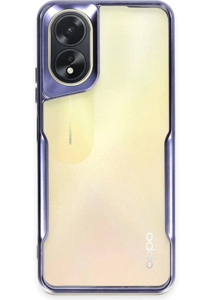 Oppo A38 Kılıf Boyi Silikon Kapak - LACIVERT-(5796) - I21H02N6-5A97VS