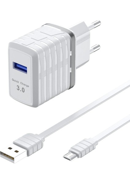 C32Q 3.0 Quick Micro USB Seyahat Şarj CIHAZI-(5796) - I91H87N7-4A27VS