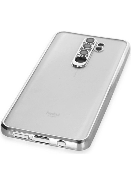 Xiaomi Redmi Note 8 Pro Kılıf Lensli Silikon - GÜMÜŞ-(5796) - I38H58N4-9A58VS fırsatları