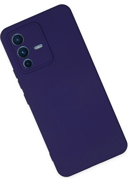 Vivo V23 5g Kılıf Nano Içi Kadife Silikon - MOR-(5796) - I59H70N6-8A27VS fiyatları