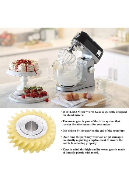 6pcs W10112253 Mikser Solucan Dişli Değiştirme Parçası Kitchenaid Mikserler Için Kesin Uyum Whirlpool &amp; Kitchenaid Mikserler (Yurt Dışından) modelleri