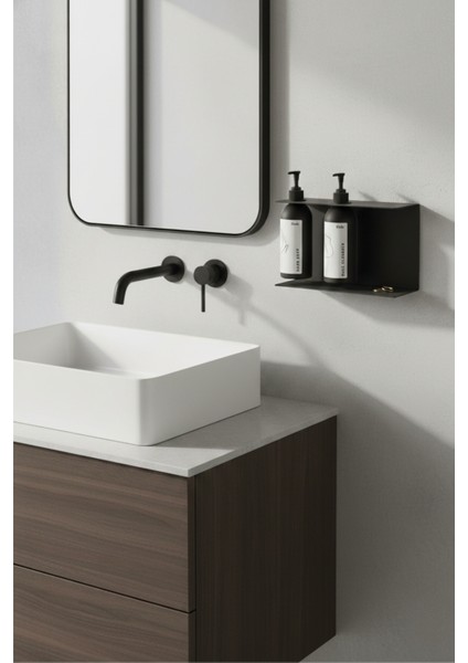 Banyo & Mutfak Metal Sıvı Sabunluk Düzenleyici Raf