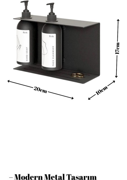 Banyo & Mutfak Metal Sıvı Sabunluk Düzenleyici Raf modelleri