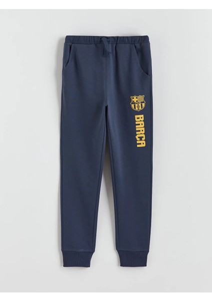 Lcw Kids Bordo Kapüşonlu Barcelona Baskılı Erkek Çocuk Eşofman Takımı fırsatları