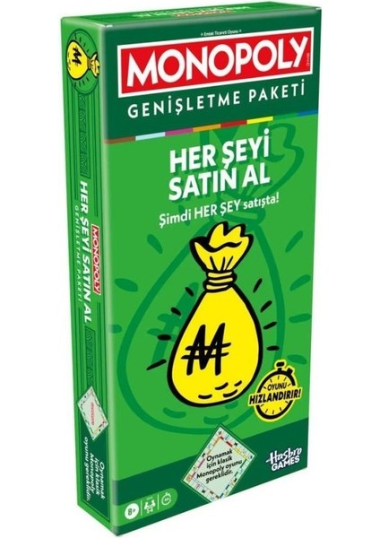 G0720 Monopoly Her Şeyi Al - Genişletme Paketi