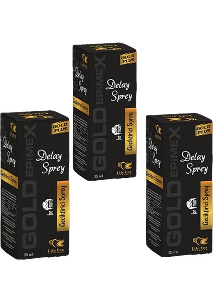 3 Kutu Lifebox Gold Long Time Sprey 25 ml
