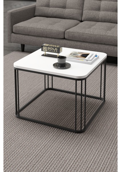 Orta Sehpa ve Zigon Sehpa Oval Lüx 5'li Set Bendir