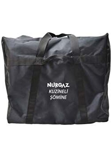 Şömine Soba Çelik Gövde ile Hafif Taşıma Kolaylığı