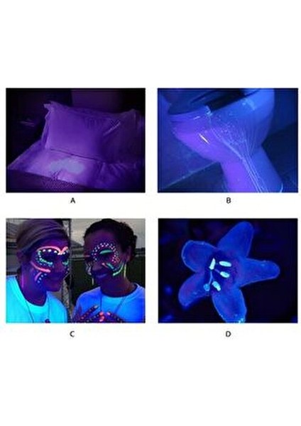 Guassi 21 LED Uv Ultraviyole El Feneri Para Kimlik Hayvan Leke Kontrolü