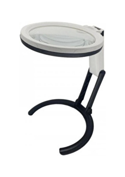 2X5X120MM 10 Ledli Masaüstü Büyüteç