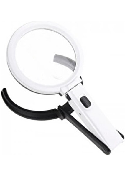 2X5X120MM 10 Ledli Masaüstü Büyüteç