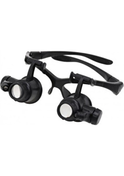 Gözlük Modeli 10X 15X 20X 25X Lens,2led Işıklı,büyüteç