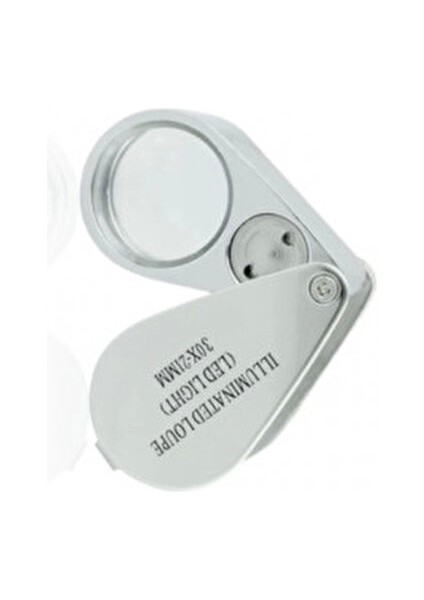 Kontrol, Için Özel Kutulu Metal Işıklı Lup 30X21