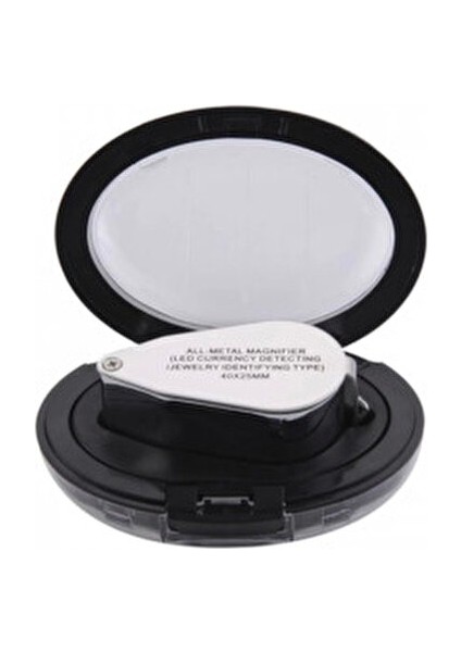 Kontrol, Için Özel Kutulu Metal Işıklı Lup 40X25