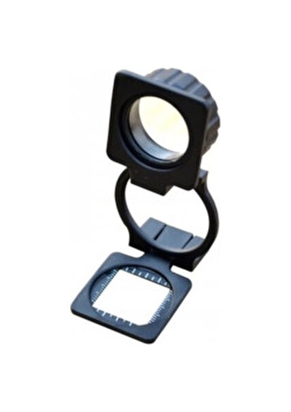 Tekstilciler Için Kumaş Kontrolü Büyüteç,katlanan, Metal 15X Büyütme