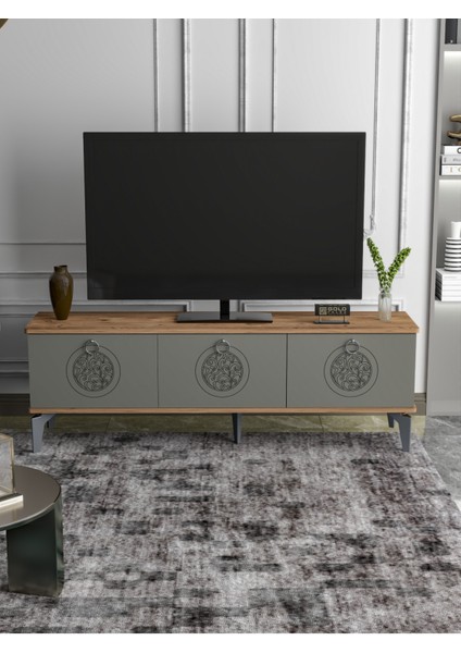 Tv Sehpası Tv Ünitesi Saraylı Atlantik Çam - Antrasit 5061 modelleri