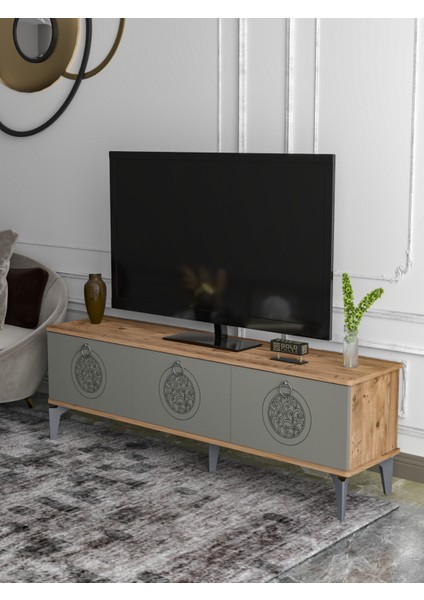 Tv Sehpası Tv Ünitesi Saraylı Atlantik Çam - Antrasit 5061 indirimleri