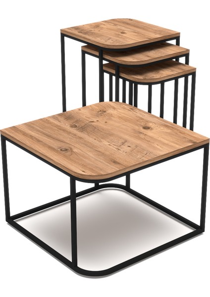 Orta Sehpa ve Zigon Yan Sehpa Flora Set Gordion indirimleri