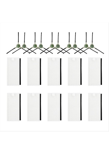 Lefant M201 / U180 Aksesuarları Sarf Malzemeleri Yan Fırça Hepa Filtresi (Yurt Dışından)