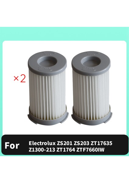 Electrolux ZS201 ZS203 ZT17635 Z1300-213 ZT1764 ZTF7660IW Elektrikli Süpürge Parçaları Için Filtre Yedeği 2 Adet (Yurt Dışından) fiyatları