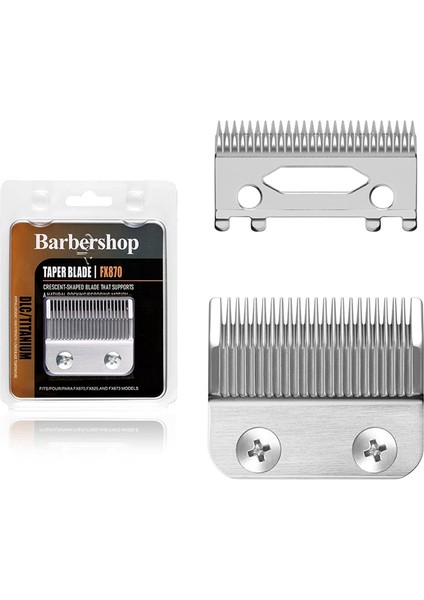 FX802G Babylisspro Saç Kesme Makineleri Için Yedek Bıçaklar FX870/FXF880/FX810/FX825/FX673N, Gümüş (Yurt Dışından)