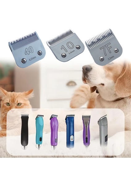 Çıkarılabilir Evcil Hayvan Köpek Bakım Tıraş Makinesi Seramik Bıçak Çoğu Andis, Oster A5, Wahl KM10 Serisi Tıraş Makineleri No.10 Için Yedek (Yurt Dışından) fırsatları
