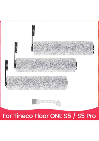 Tineco Floor One S5 / S5 Pro Kablosuz Islak Kuru Elektrikli Süpürge Aksesuarları Için Hepa Filtre Yumuşak Silindir Fırça Parça Kitleri (Yurt Dışından)