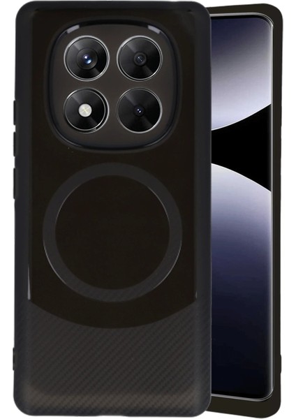 Xiaomi Redmi Note 14 Pro 5g Kılıf Maya Karbon Kapak - SIYAH-(5796) - I67H46N2-8A76VS