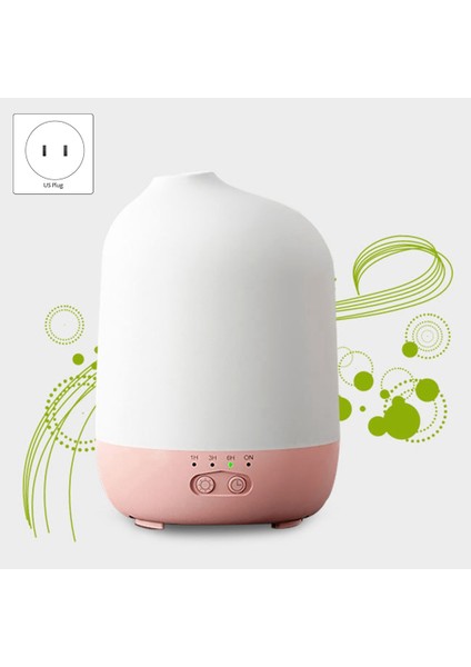 Bluetooth Nemlendirici 300 ml Aromaterapi Makinesi Taşınabilir Yağ Difüzörü Romantik Renkli Lamba Zamanlama Difüzör Pembe Abd Plug (Yurt Dışından) fiyatları