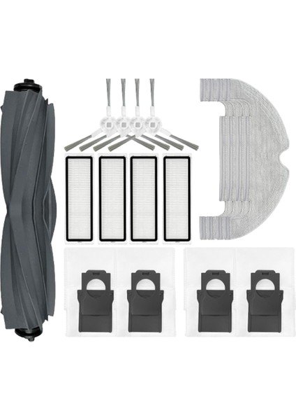 Dreame D10 Plus Gen2 Aksesuarları Yedek Ana Yan Fırça Hepa Filtre Paspas Pedi Toz Torbaları Yedek Parçalar Aksesuarlar (Yurt Dışından)