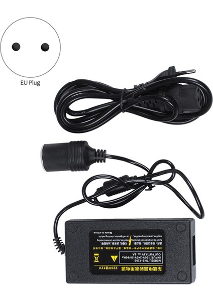 60W Ac 100V-240V 100V 220V Dc 12V Araç Çakmak Ac/dc Güç Dönüştürücü Adaptör Invertör Dc Güç Kaynağı Trafo Ab Tak (Yurt Dışından) fiyatları