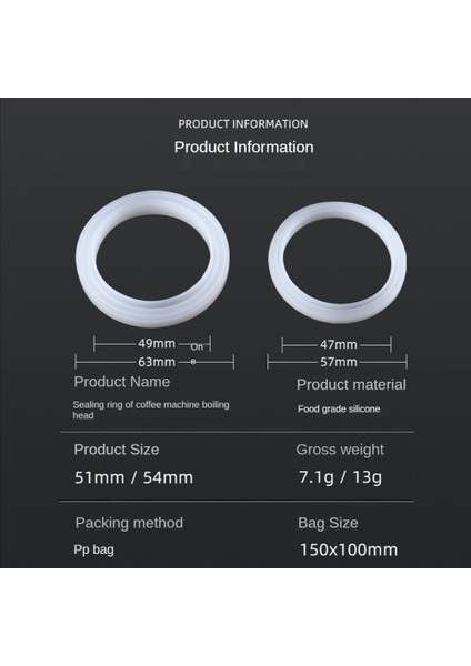 Kahve Makinesi Silikon Demleme Kafası Conta Conta Halkası Kahve Makinesi Makine Parçaları Breville 450/870/878/880 (Yurt Dışından) fiyatları