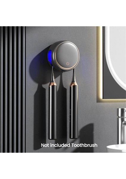 Duvara Monte Diş Fırçası Tutucu 2 Diş Fırçası Yuvalı Diş Fırçası Kılıfları Şarj Edilebilir Seyahat Ev Diş Fırçası Tutucu B (Yurt Dışından) fırsatları