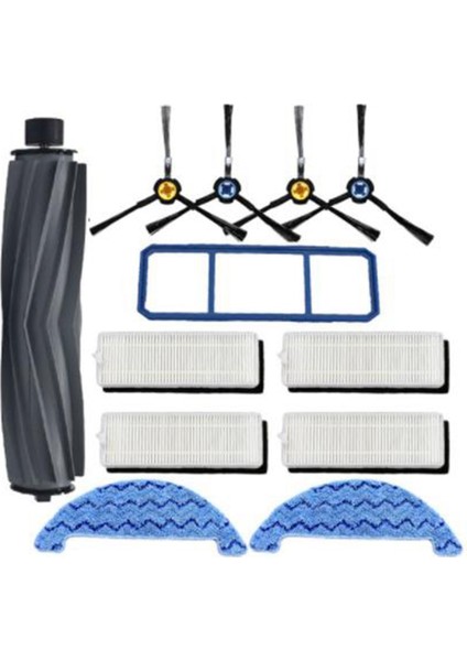 Ana Fırça Yan Fırça Birincil Toz Filtresi Chuwi Ilife A7 A9S Elektrikli Süpürge Parçaları Yedek Filtre Paspas Bezi (Yurt Dışından)