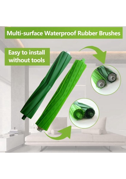 Irobot Roomba Serisi I7 E3 E5 E6 Elektrikli Süpürge Için Yedek Aksesuarlar Rulo Fırçalar Filtreler Yan Fırçalar Dahildir (Yurt Dışından) fiyatları