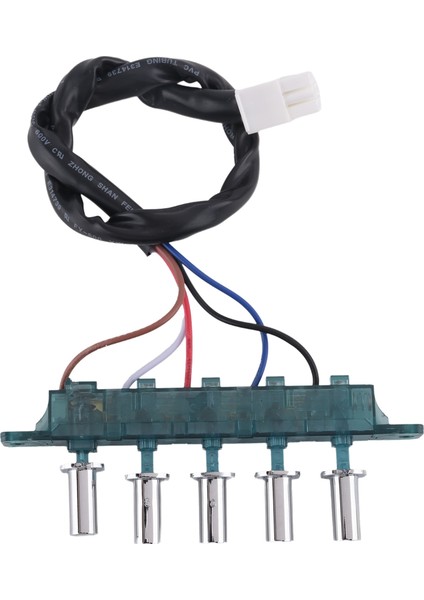 1 Adet Davlumbaz 5 Düğmeli Anahtar Davlumbaz Klavye Anahtarı Anahtar Kontrol Kartı Panel Kontrol Cihazı (Yurt Dışından)