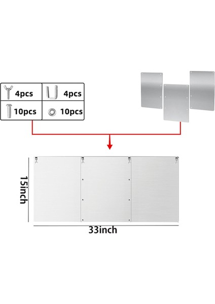 Patio Isıtıcı Reflektör Kalkanı, Yuvarlak Doğal Gaz ve Propan Patio Isıtıcıları Için Isı Odaklı Reflektör Dış Mekan (Yurt Dışından) fırsatları