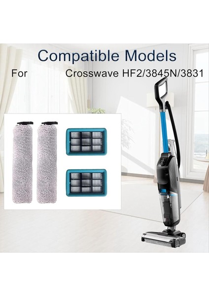 Bissell Crosswave HF2/3845N/3831 Zemin Fırçalama Fırça Filtreleri Için (Yurt Dışından) fırsatları