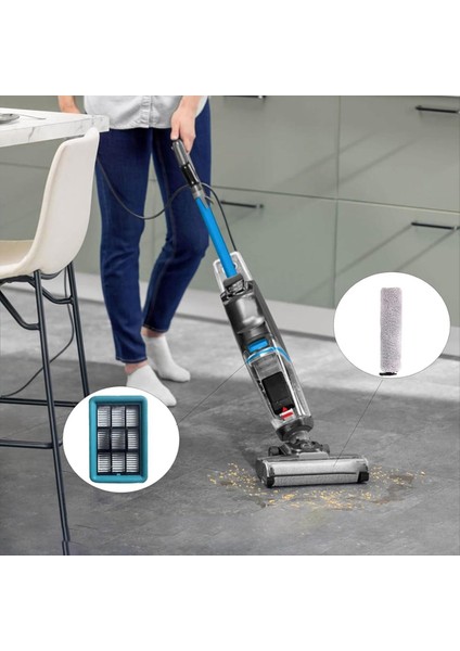 Bissell Crosswave HF2/3845N/3831 Zemin Fırçalama Fırça Filtreleri Için (Yurt Dışından) indirimleri
