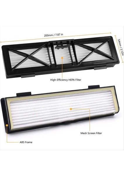 Neato Botvac Connected Serisi D3 D4 D5 Elektrikli Süpürge Için Yedek Filtre (Yurt Dışından) indirimleri