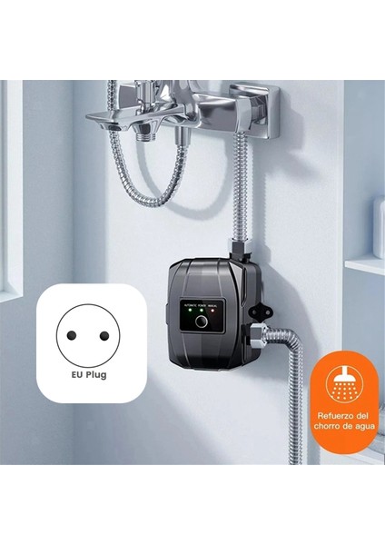 Ev Musluk Suyu Takviye Pompası Güvenli ve Düşük Gürültülü 150P Sprinkler Duş Mutfak Asma Deliksiz A Ab Fişi (Yurt Dışından) modelleri