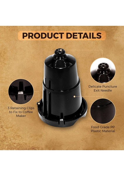 Çıkış Iğneli Keurig Tutucu Parçasının Değiştirilmesi, Uyumlu K-Elite, K-Café, K-Slim, Klasik Modeller - Kahve Makineleri (Yurt Dışından) fiyatları