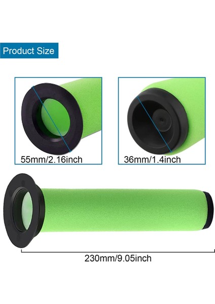 Gtech Airram Mk2 K9 Akülü Elektrikli Süpürge Aksesuarları Için Uyumlu Yedek Parça Filtresi Vakum Filtresi (Yurt Dışından) modelleri